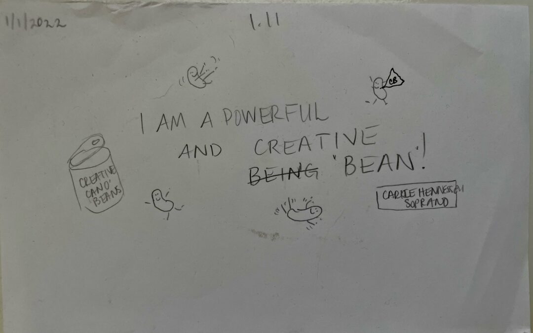 “I am a creative, Bean!”